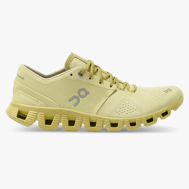 ON Cloud X Womens - Women's Trainers NZ-90845 Glade/Citron